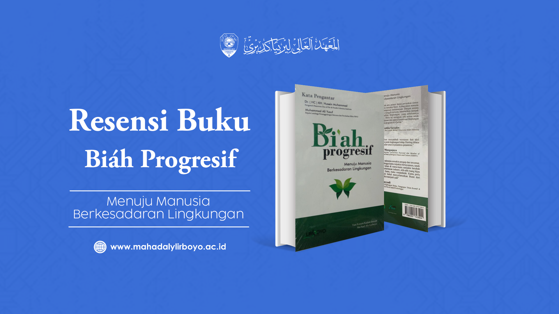 Menyemai Kesadaran Lingkungan Lewat Buku Bi’ah Progresif