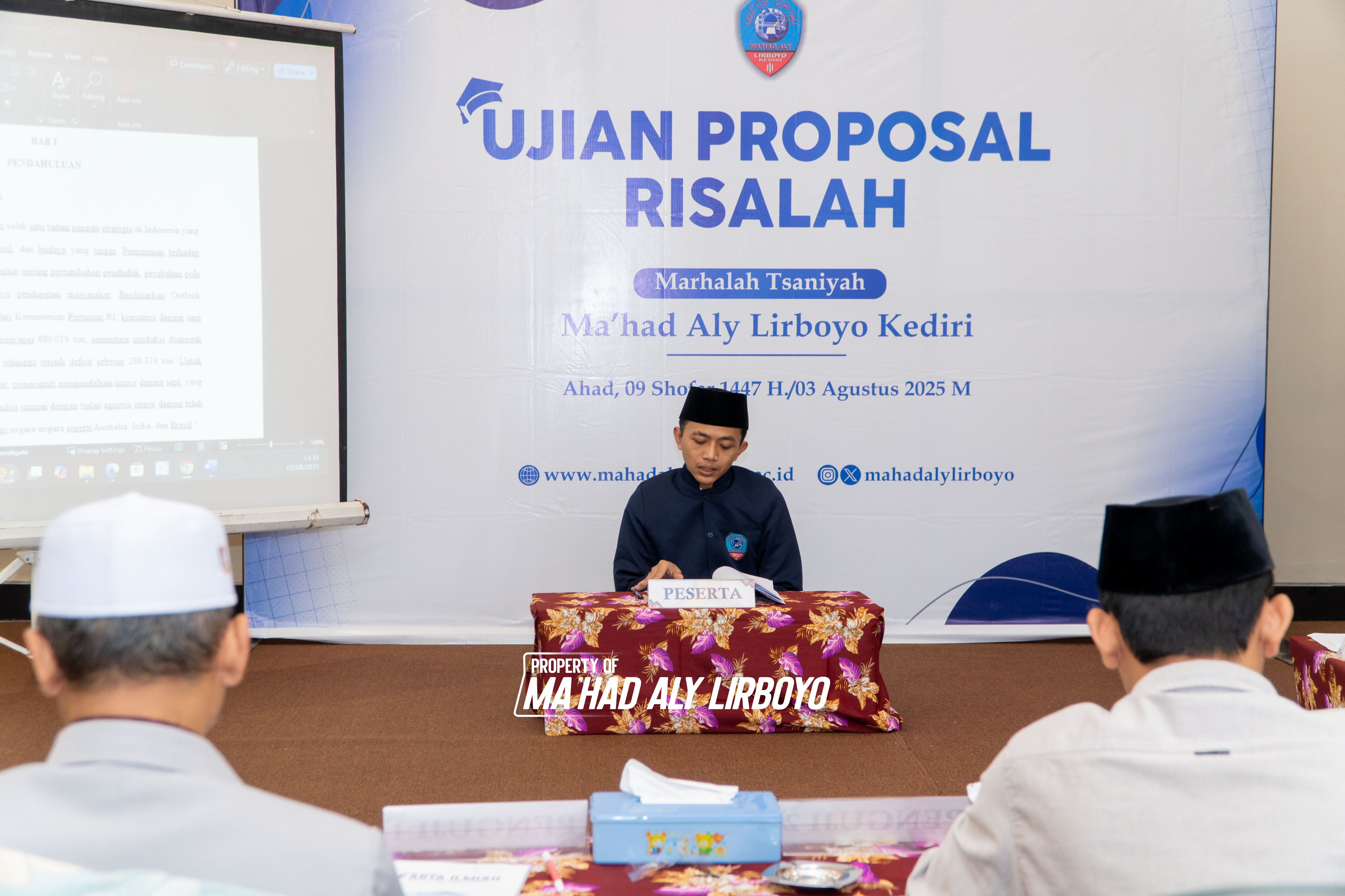 127 Mahasantri Marhalah Tsaniyah Ikuti Ujian Proposal Tesis, Siap Maju Ke Tahap Lanjutan Penelitian Akhir