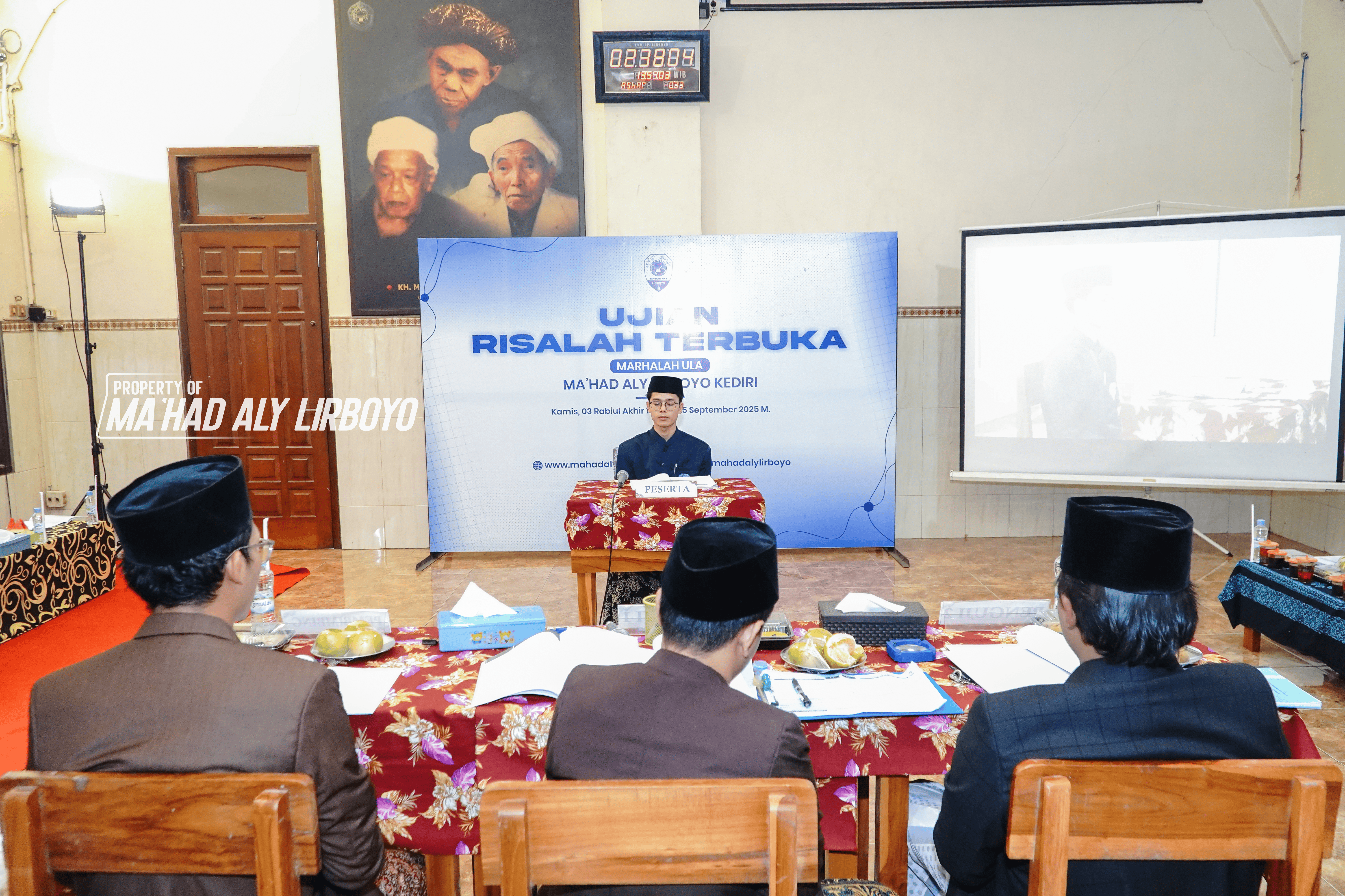 5 Mahasantri Terpilih Presentasikan Naskah pada Ujian Risalah Terbuka Ma’had Aly Lirboyo