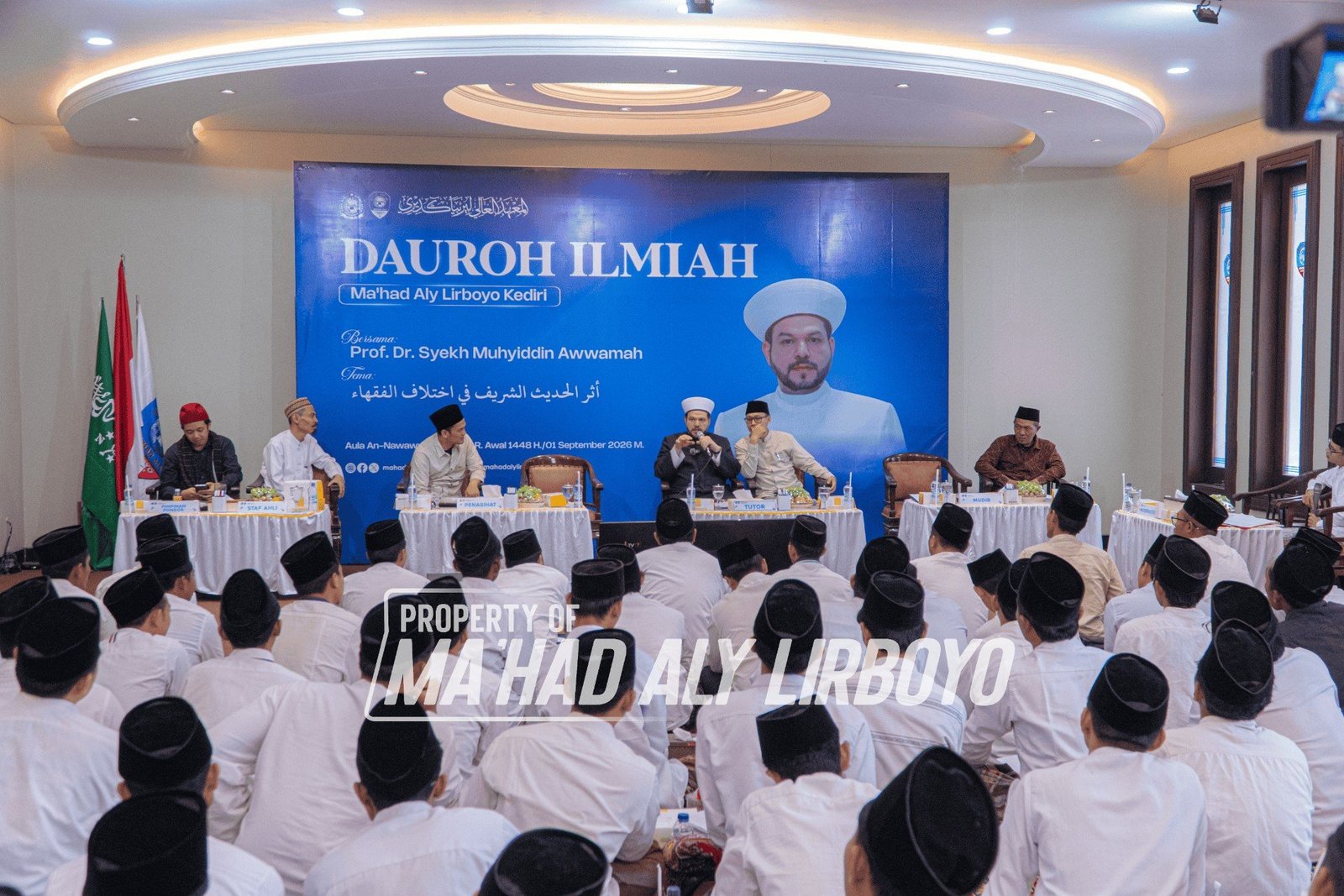 Dauroh Ilmiah Ma’had Aly Lirboyo: Syekh Muhyiddin Awwamah Uraikan Pengaruh Hadis terhadap Perbedaan Pendapat Fuqaha